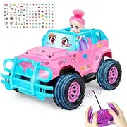 Ynanimery Remote Control Car for Girls- Rc Racing Cars 1:20 Scale Off Road Truck for Kids Girls Boys, Ideal Christmas Birthday Gifts Rc Cars Toys- Pink