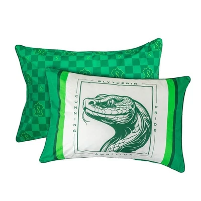 Harry Potter - Slytherin Portrait Checkered Pillowcase 2-Pack