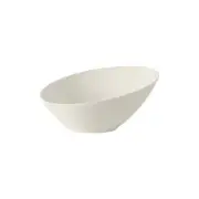 Tuxton China Inc AlumaTux© Pearl White Ceramic Slanted 22 Oz. Bowl - 1 Dz