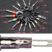 18Pcs Wire Terminal Removal Tool Kit Car Electrical Crimp Wiring Connector Pin
