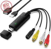 DIGITNOW USB Video Capture Card VHS VCR to DVD Converter RCA AV Adapter