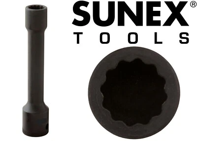 Sunex 216ZB 1/2" Drive 12 Point 1/2" Head Bolt Socket New Free Shipping USA