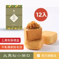 在飛比找PChome24h購物優惠-【大黑松小倆口】最佳伴手禮-土鳳梨酥12入_540g