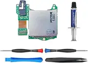 ElecGear Game Card Reader Replacement for Switch HAC-001, Game Card Adapter Slot PCB Module with 3.5mm Headphone Audio Jack, Repair Part Tool Kit Included