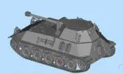 3D printing 1/72 Tank game German HWK-12 tank Unpainted model kit