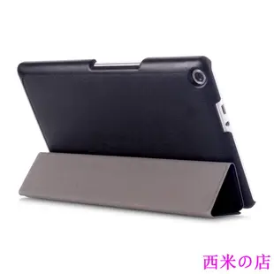 西米の店華碩 Zenpad 保護殼 一體亞克力+PU皮套Z8s ZT582保護套8寸平板翻蓋休眠