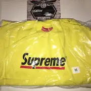 Supreme Underline Crewneck Lemon Sz Med Brand New SS20 100% Authentic