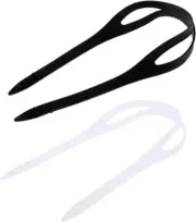 2X Durable Silicone Universal Swimming Goggles Strap Replacement Accessories