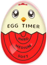 Lasubst Egg Timer Boiling Eggs Soft Hard Boiled Egg Timer That Changes Color Whe