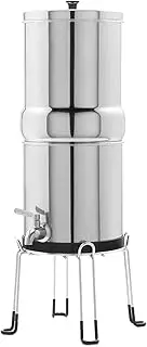 Orku 8.5L Gravity Benchtop Water Filter - Stainless Steel Fluoride Removal
