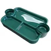 The Party Dipper - Dark Green - Food Tray Serving Tray - Made in USA