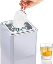 Glass Chiller Glass Froster Mini CO2 Glass Chiller Cooler Freezer for Cups and Glasses, Instant Chill Your Glasses in Seconds, Bottle Chilling for Cocktail, Beer,Drinks, Wine