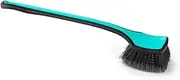 Detail Factory - Fender Well Brush - Ergonomic ProGrip Handle, Stiff Synthetic Bristles, Ergonomic Design, Clean Your Wheel Wells with Ease - Octane Riptide