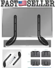 Universal Sound Bar Bracket Mount Above Below Tv VESA Compliant Up To 55lbs