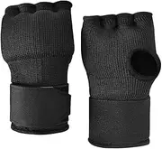 Oshhni Boxing Inner Gloves Hand Wraps Soft Wrist Wrap Protector Mitts Quick Wraps for Sanda Taekwondo Muay Thai Sparring Kickboxing