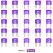 3A Amp 25x Mini Blade Fuse APM ATM Motorcycle Automotive Trip Spade Set Kit