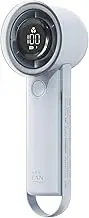 abbiFan Turbo Portable Fan, Handy Fan, Wind Power 6.5m/s, 14,000 RPM Rotation, Equipped with BLDC Motor, Selectable Wind Power Adjustment, 1-100 Stepless Adjustment, Push Button, 5 Levels