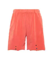 [Les Tien] Les Tien Snap Front velour shorts AU 12 orange