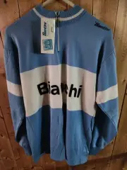Vintage Santini Cycling Jersey XL Italy Bianchi NWT