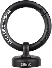 OLIGHT OLINK Magnetic Hook Compatible Flashlight and Obulb (NOT COMPATIBEL with Obulb Pro S, Obulb Plus) Carabiner-Style Ring (Black)
