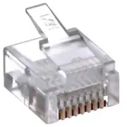 (2x) 90075-0141 / 900750141 Molex CONN MOD PLUG 8P8C UNSHIELDED