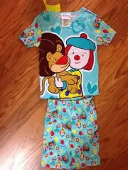 Disney PJ Pals 2 PC Shorts/Top Sleep Set JoJo Clown & Friends 2 NWT