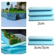 2Pcs Craft Board Foam DIY Landscape Scenery Building Rectangle Foam Slab for