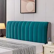 Bed Headboard Covers, Stretch Headboard Slipcover for Double Bed/Small Double, Velvet Padded Headboard Cover Headboard Protection Cover, for Bedroom Decoration