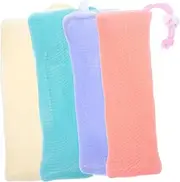 PAMINGONO Bathing Soap Foaming Bags 4pcs Soap Mesh Holders Skin Care Accessories