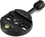 64Mm Screw Knob Clamp Adapter Mount for Quick Release QR Plate Camera Tripod Bal