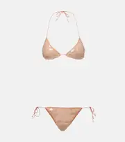 [Oseree] Oséree Sequined bikini AU 10 beige