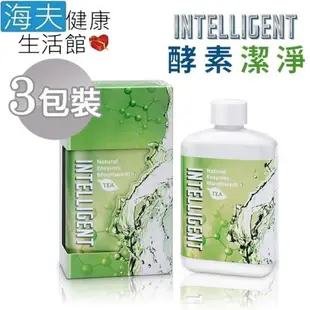 海夫健康生活館 INTELLIGENT 因特力淨 酵素漱口水 茶香(300ccX3入)