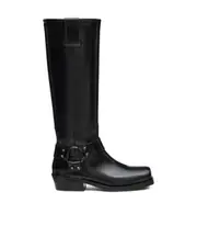 Valentino Garavani Rockstud Ankle Strap Boots 36,37.5,38.5,37,38,39,40,36.5,41 black