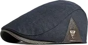[HAMKVBPR] Men's Beret Hats Mens Hat Thickened Warm Duck Tongue Cap Female Retro Beret Mens Hat Flat Cap