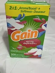Gain dryer sheets, 105 Count, Spring Daydream (Pack of 1)