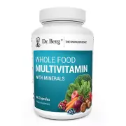 Dr. Berg Whole Food Multivitamin with Minerals - Daily Multivitamin for Men a...