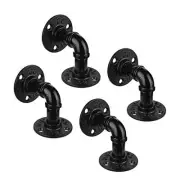 1/2" Pipe Shelf Bracket，Wall Mounted Floating Shelf Bracket, Steam Punk Decor
