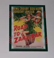 AMERICANA: Costume Card Posters 2011 54 Road Zanzibar Crosby/Hope/Lamour #2