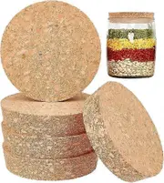 5 Pcs Large Cork Stoppers Tapered Wood Corks for Wine Bottles & Jars 3.3~3.6 Inch