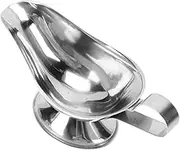 UTHCLO 1Pc Stainless Steel Sauce Cup Practical Relish Holder for Condiments Appetizers Fine Workmanship Smooth Rim for Sauces Sugar and Spices Silver