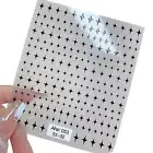 Manicure Sticker Self Adhesive Diy White Golden Black Silver Flashing Manicure