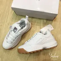 在飛比找Yahoo!奇摩拍賣優惠-【Luxury】零碼特價 FILA 厚底 Disruptor