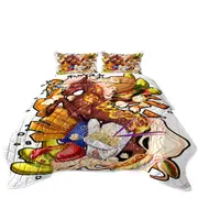 Junk Food Fast Food Funny Unicorn Coverlet
