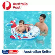 H20Go! Lil' Navigator Baby Boat Shark Bestway Inflatable Pool Toy-One Baby Boat