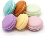 Macaron Case, 6 pcs Mini Macaron Box, Macaron Jewelry Box, Macaron Cute Pill