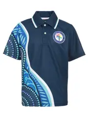 SS Blue Indigenous Polo With Emb