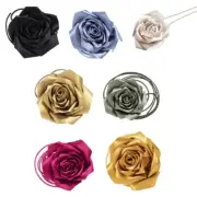 Cotton Linen Flower Waist Rope Women Party Dress Waist Belt Elastic Waist Straps
