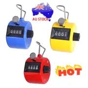 Mechanical Hand Tally Number Counter Click Clicker 4 Digit Counting Manual FT