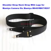 Nylon Webbing Shoulder Strap Neck Strap W/ Lugs For Mamiya M645/RB67/RZ67 Camera