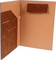 COHEALI Professional Business Folder Leather Portfolio Organizer Box for Documents